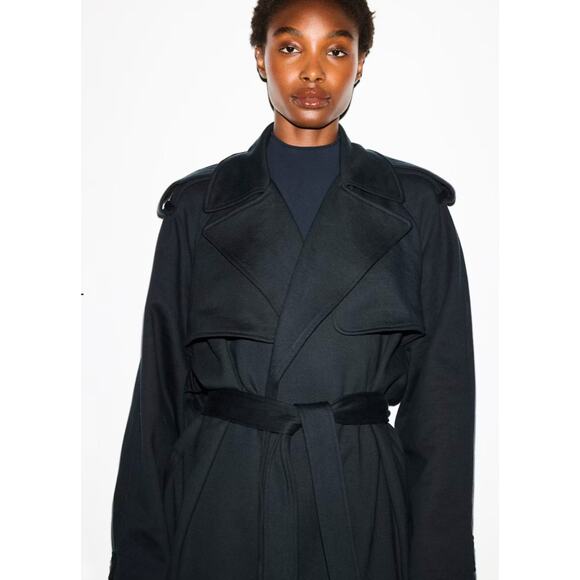 Skims Boyfriend Oversized Trench Coat NWT Size Large - Picture 6 of 6